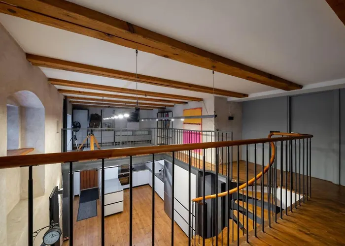 Old Town Loft Duplex, 24h7d Self Check In Loft * Riga